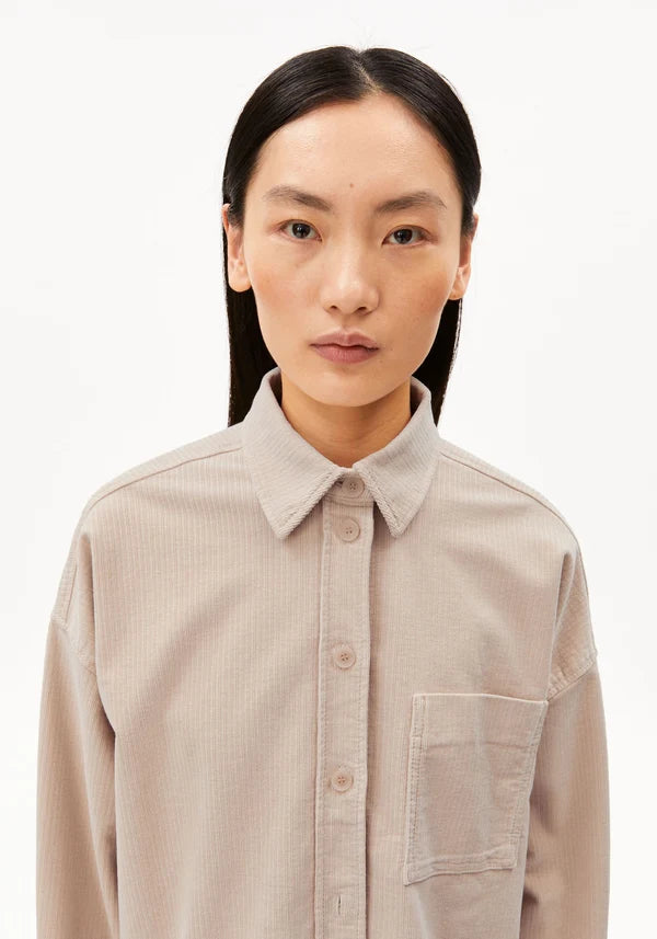 Nalaani Corduroy Blouse Soft Honey | ARMEDANGELS