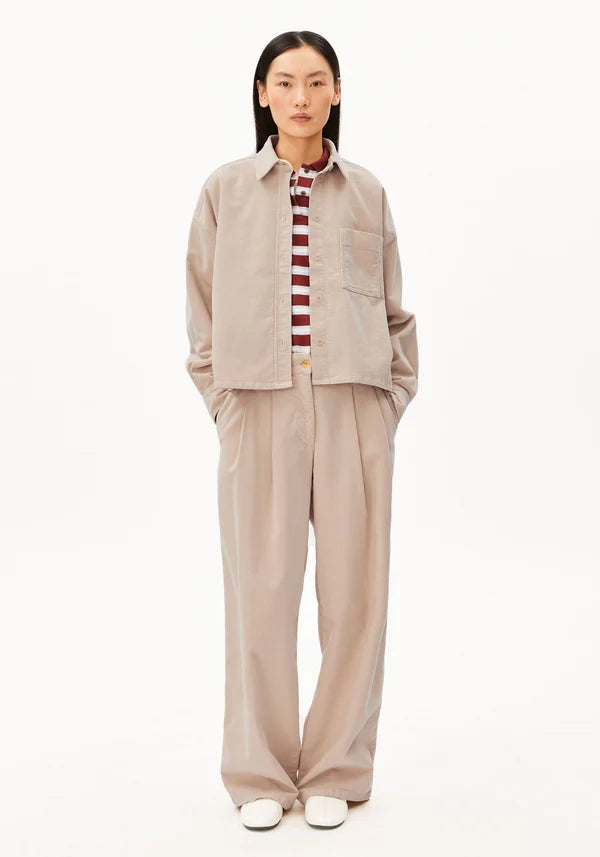 Nalaani Corduroy Blouse Soft Honey | ARMEDANGELS