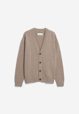 Mouline Knit Cardigan Amberwood Oatmilk | ARMEDANGELS