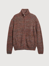 Mouline Knit Jacket Earthshade Tweed Dusty Moon Tweed | ARMEDANGELS
