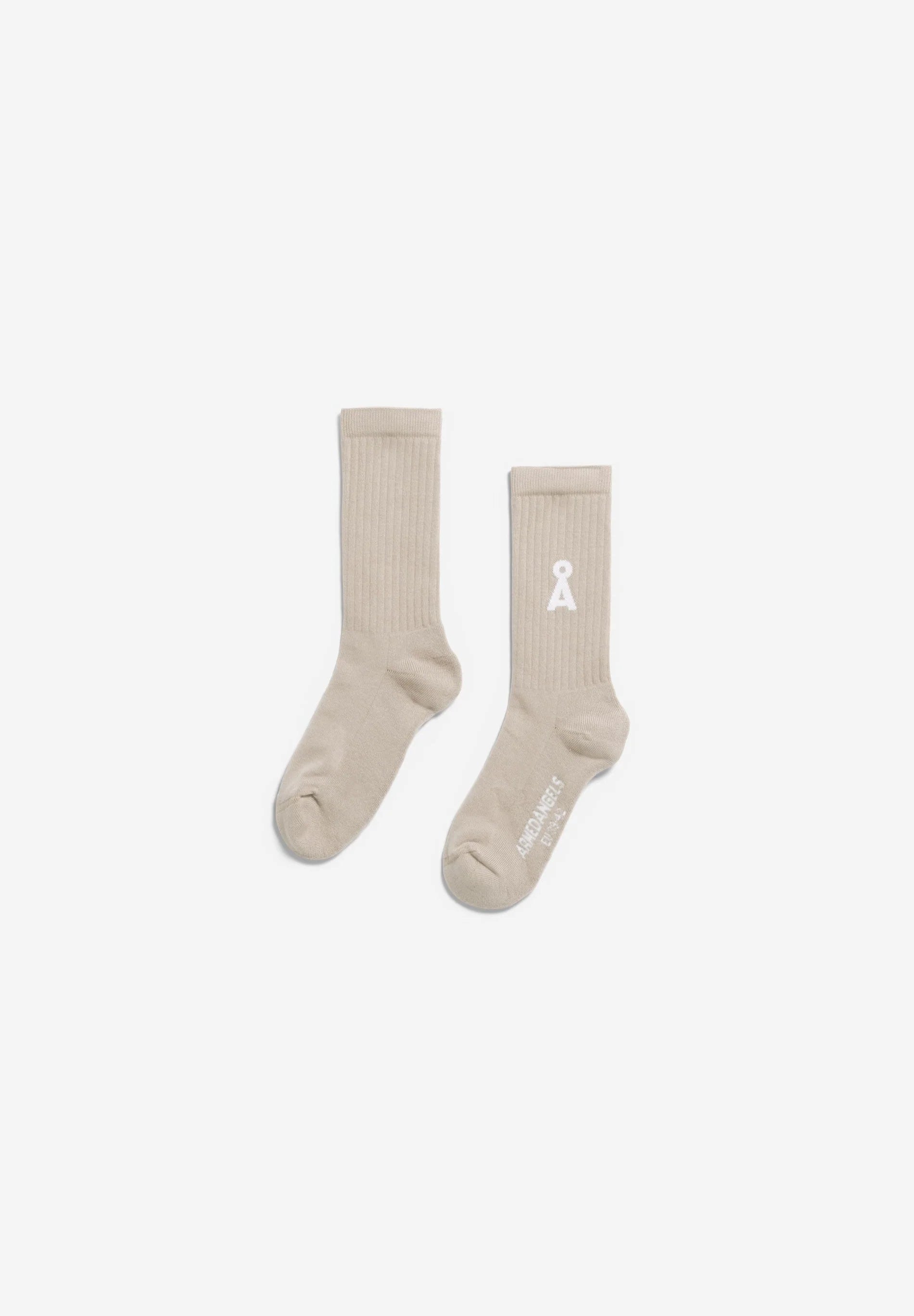 Saamus Bold Socks Sand Stone | ARMEDANGELS