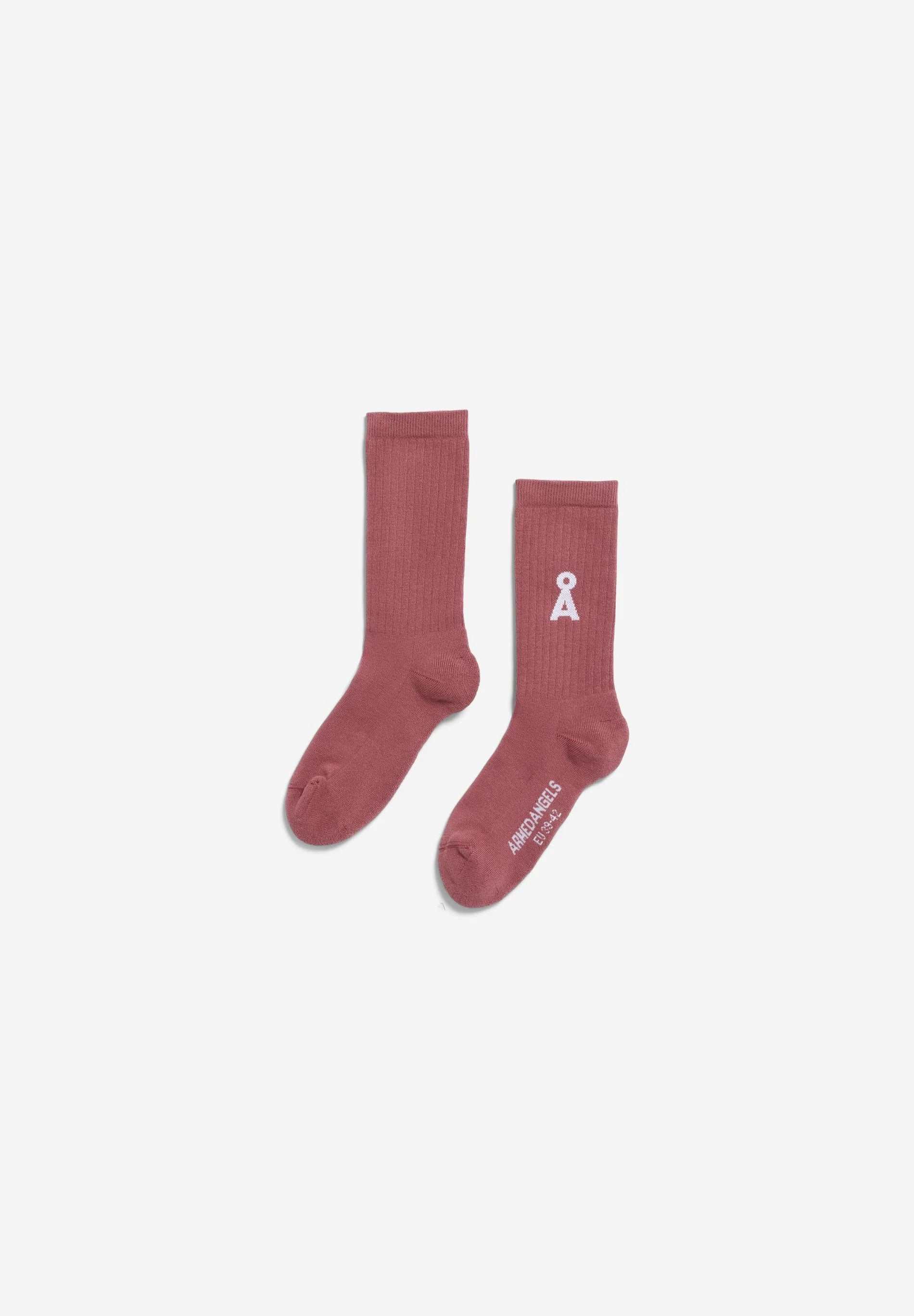 Saamus Bold Socks Velvet Ember | ARMEDANGELS