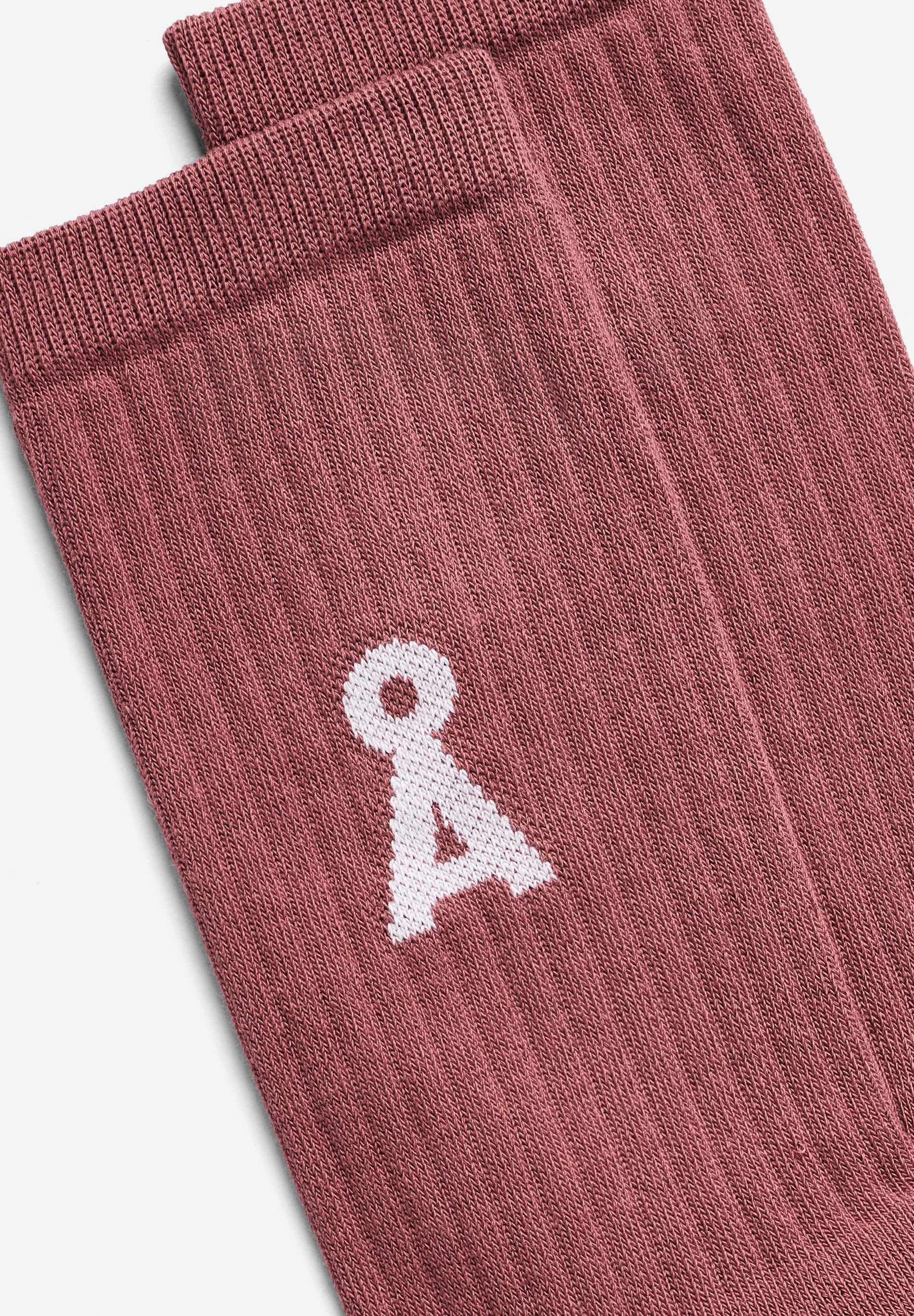 Saamus Bold Socks Velvet Ember | ARMEDANGELS