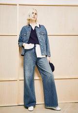Athenaas High Waist Wide Jean Ligure | ARMEDANGELS