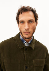 Corduroy Bakers Blazer Dark Earth | ARMEDANGELS