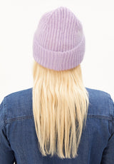 Mohair Blend Beanie Moonlit Lilac | ARMEDANGELS