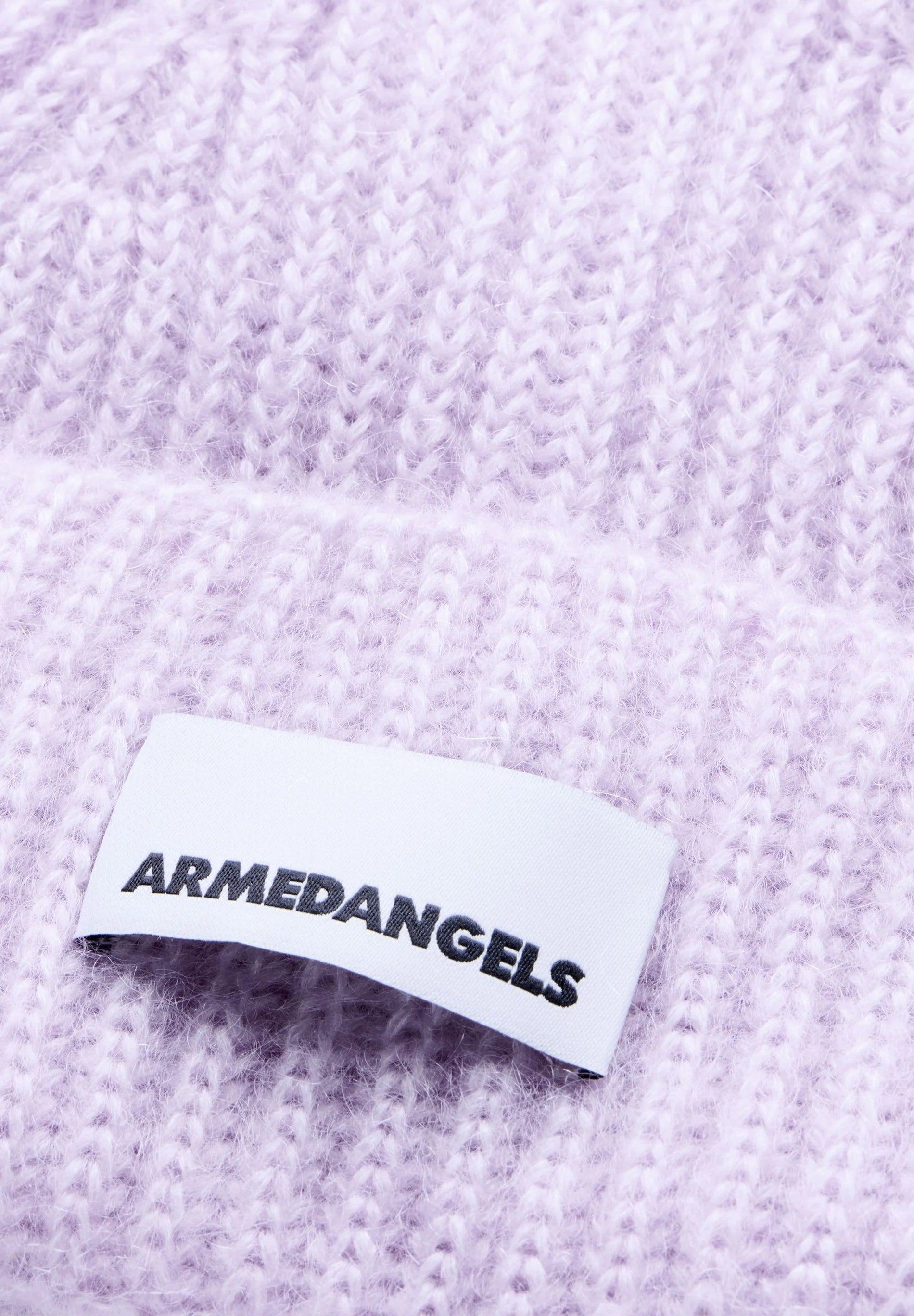 Mohair Blend Beanie Moonlit Lilac | ARMEDANGELS