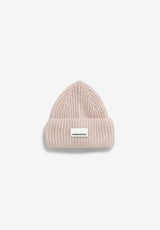 Mohair Knitted Beanie Honey Melange | ARMEDANGELS