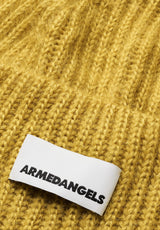 Women’s Mohair Blend Knit Beanie Mosslace | ARMEDANGELS