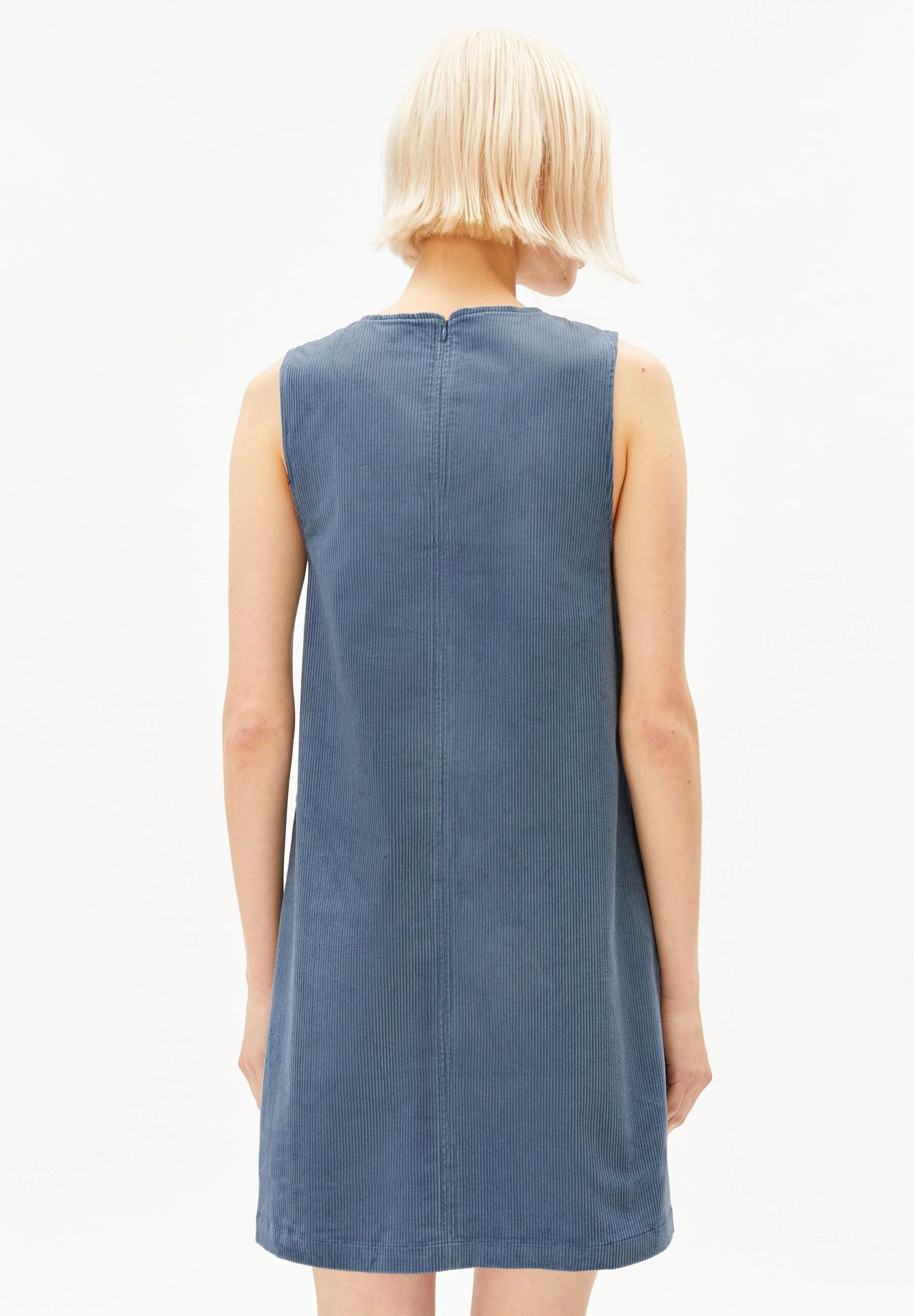 Corduroy Mini Dress Dusty Moon | ARMEDANGELS