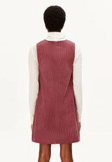 Corduroy Mini Dress Velvet Ember | ARMEDANGELS