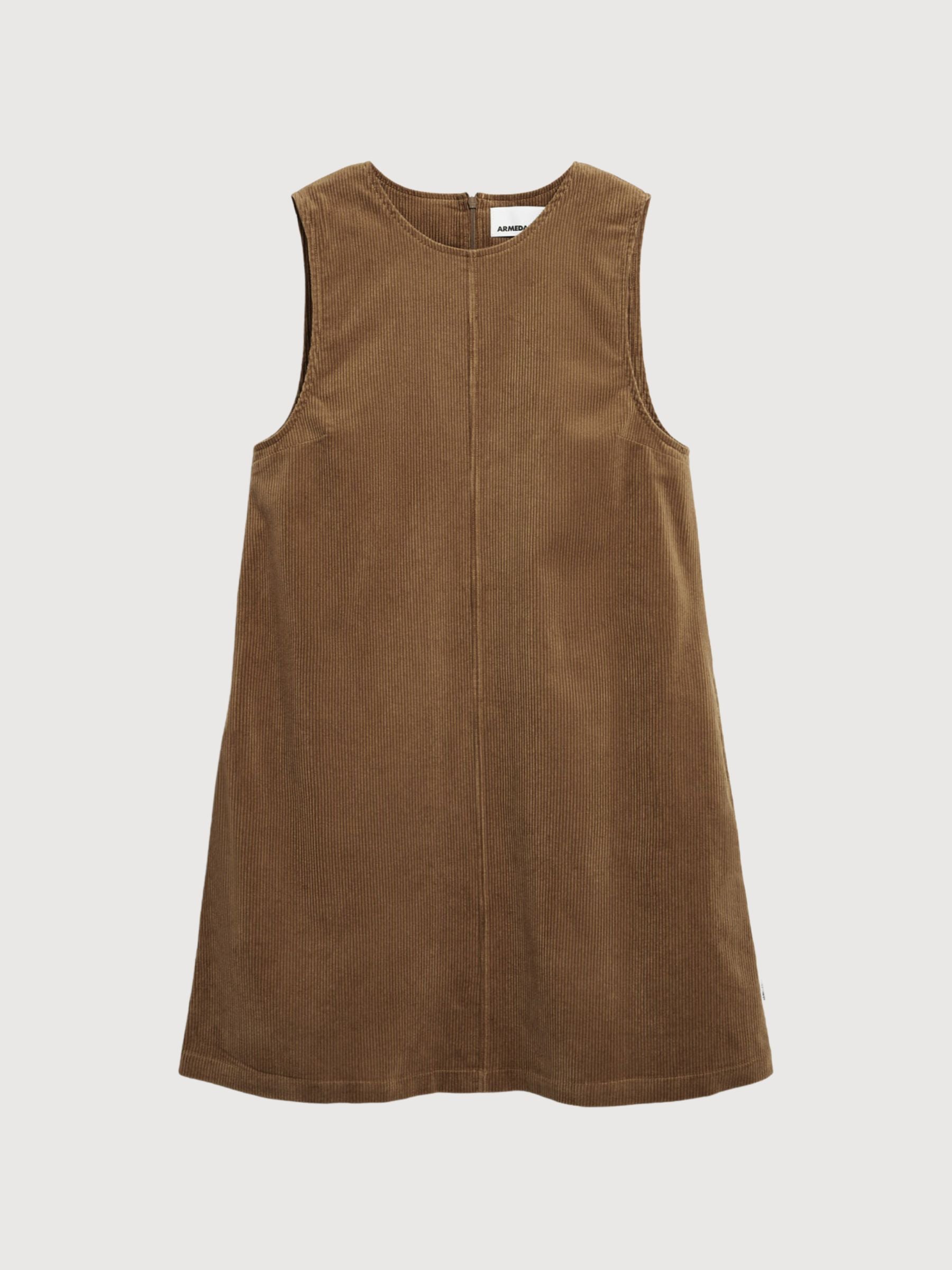 Kord-Minikleid mit Rundhalsausschnitt Amberwood | ARMEDANGELS
