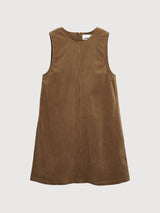 Kord-Minikleid mit Rundhalsausschnitt Amberwood | ARMEDANGELS