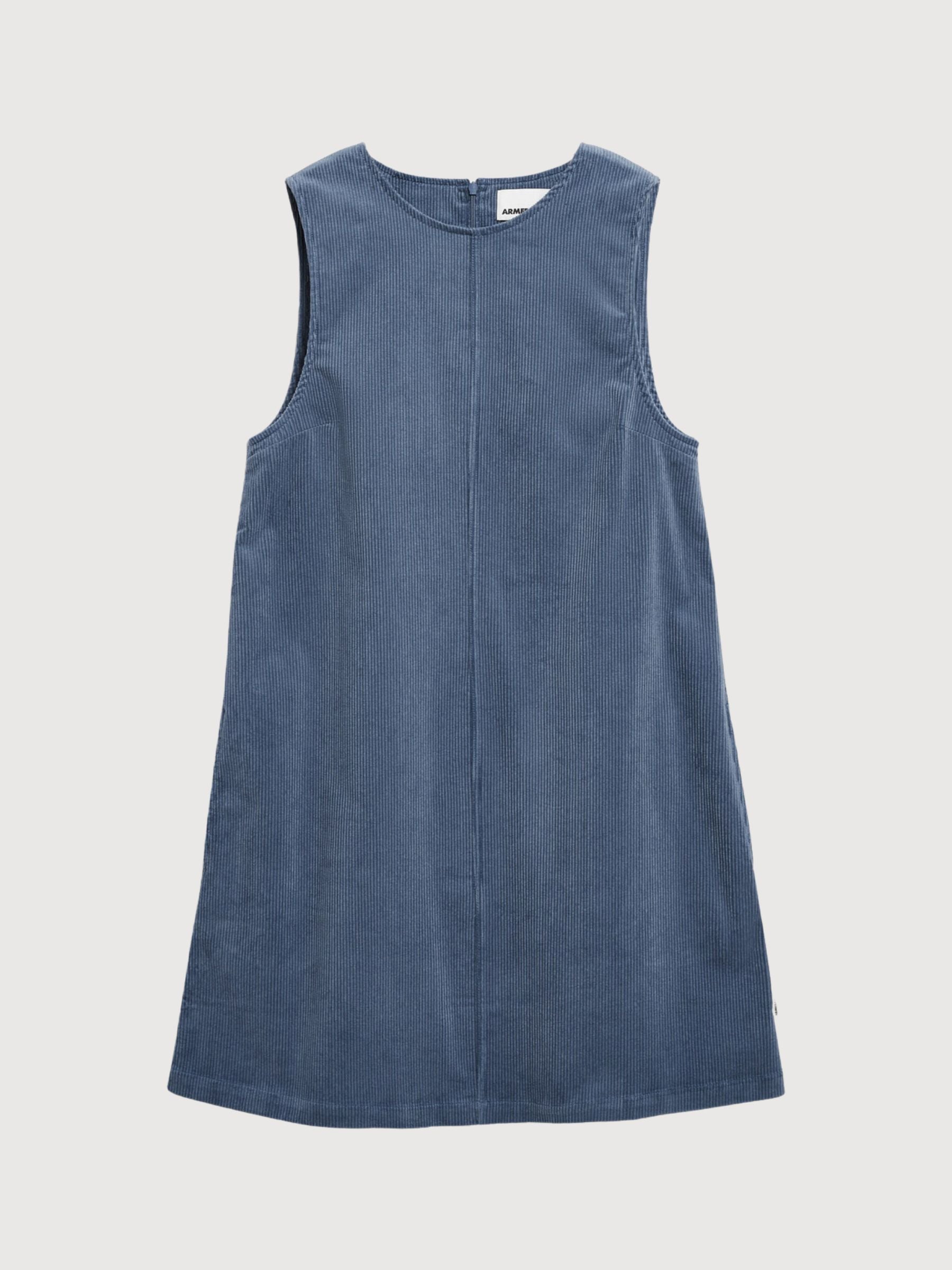 Corduroy Mini Dress Dusty Moon | ARMEDANGELS
