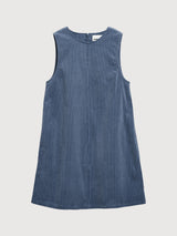 Corduroy Mini Dress Dusty Moon | ARMEDANGELS