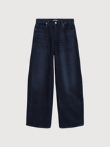Aalthea Mid Waist Barrel Jean Fluid Ink | ARMEDANGELS
