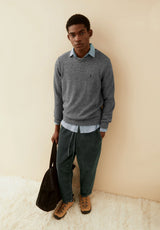 Alvaario Knit Sweater Black Oatmilk | ARMEDANGELS