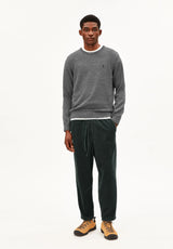 Alvaario Knit Sweater Black Oatmilk | ARMEDANGELS