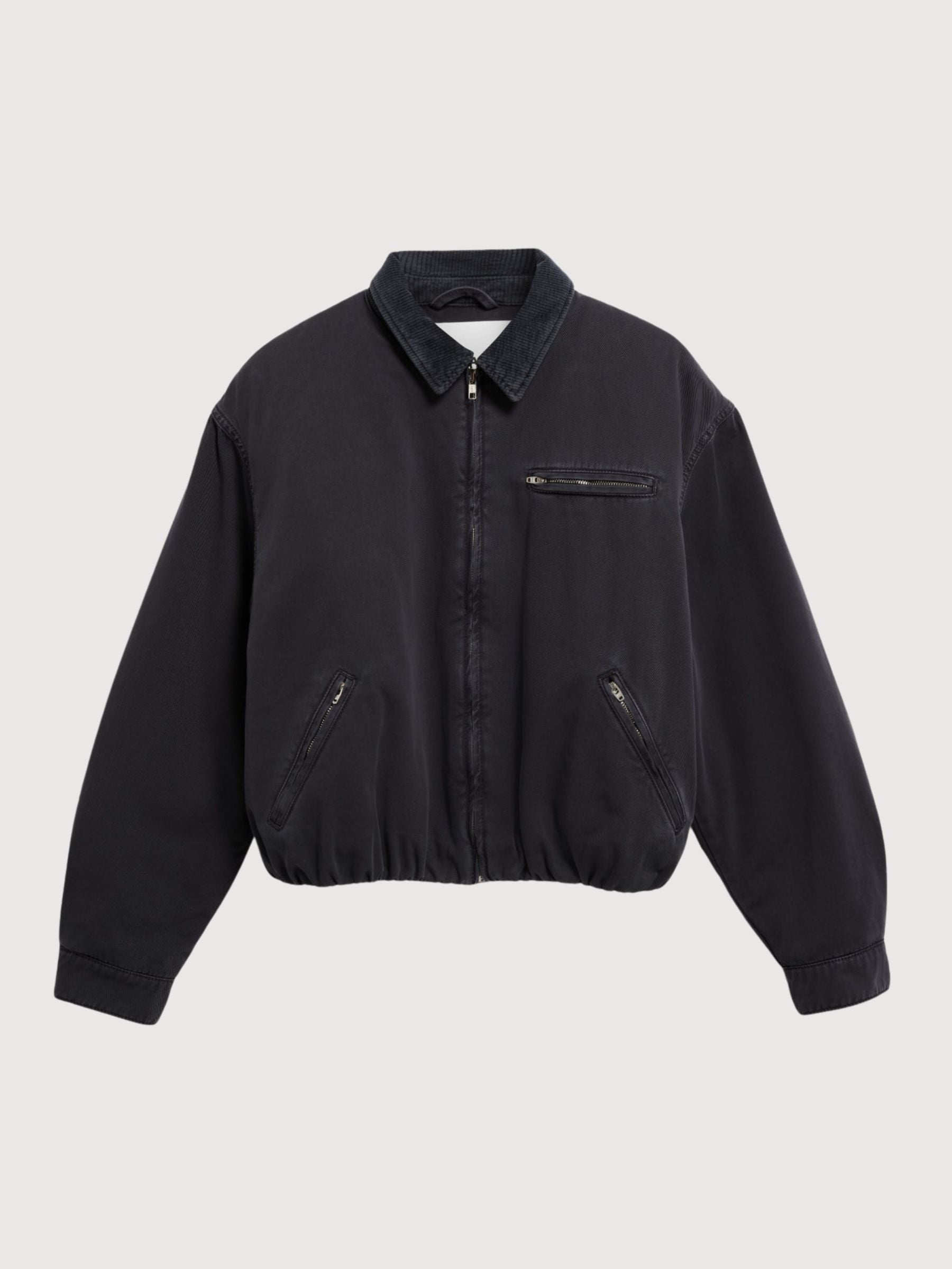 Padded Cotton Iconic A Jacket Dark Steel | ARMEDANGELS