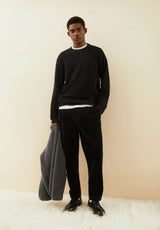 Maarkos Waffle Longsleeve Black | ARMEDANGELS
