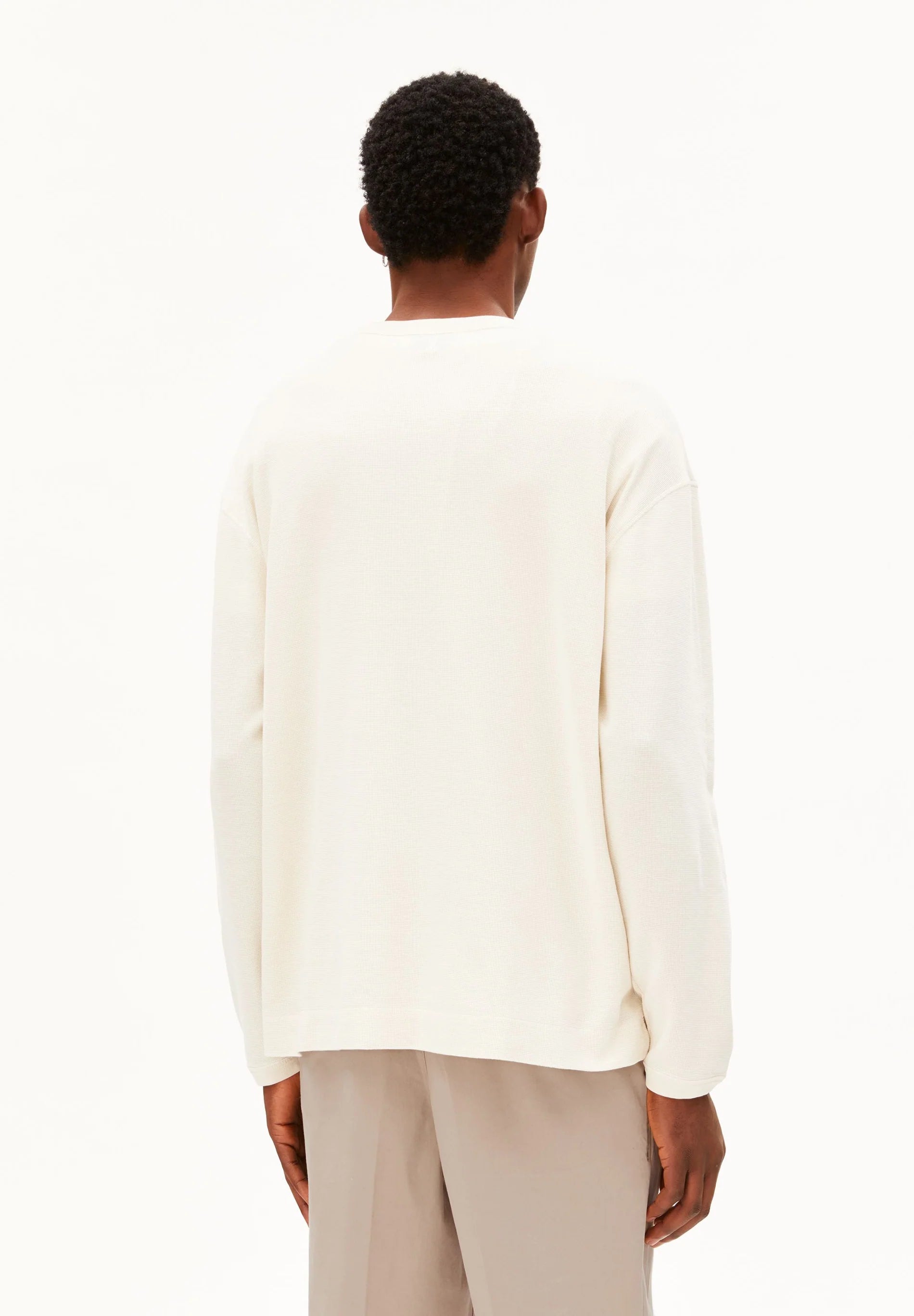 Maarkos Waffle Longsleeve Pure | ARMEDANGELS