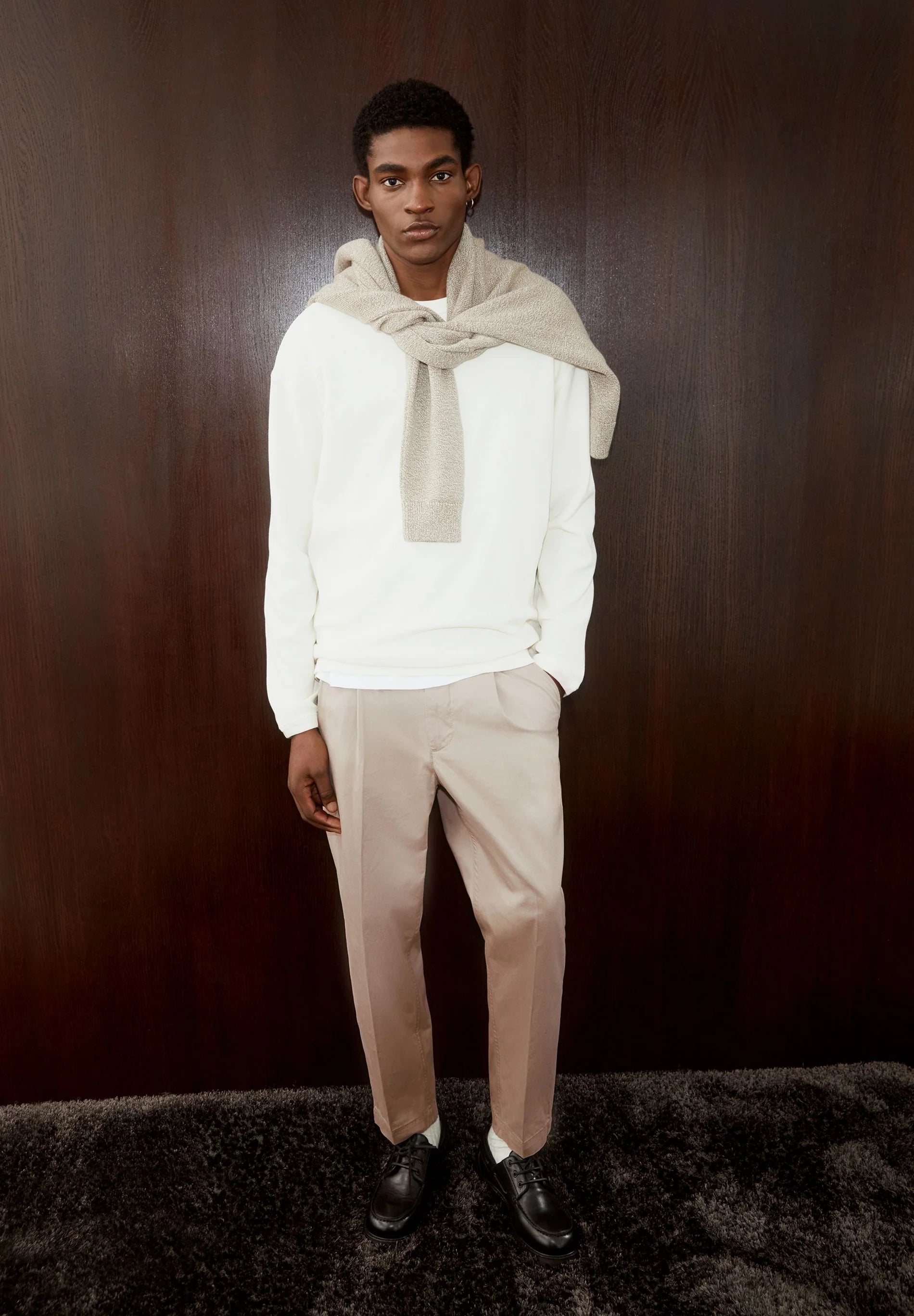 Maarkos Waffle Longsleeve Pure | ARMEDANGELS