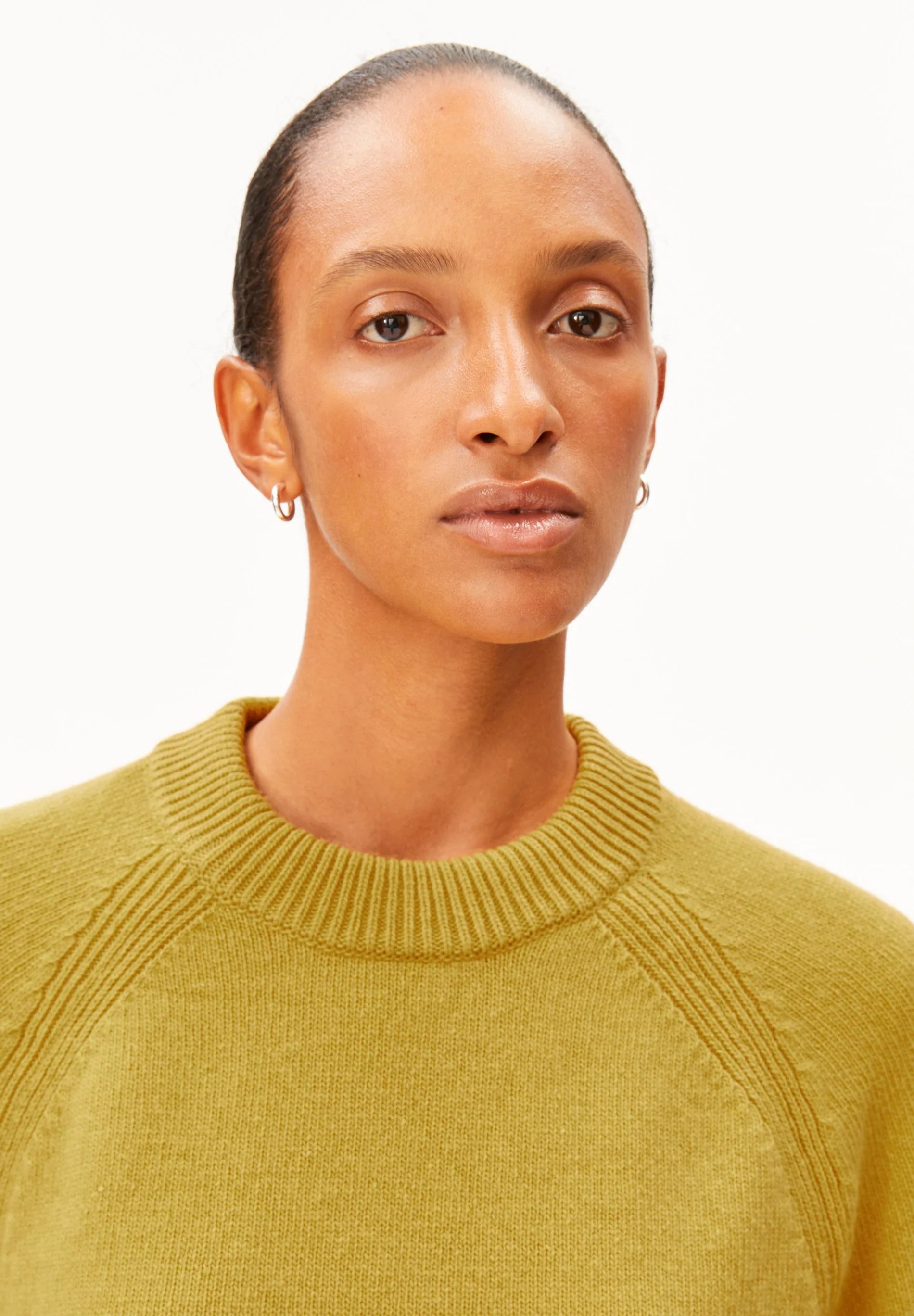 Wool Knit Sweater Mosslace | ARMEDANGELS
