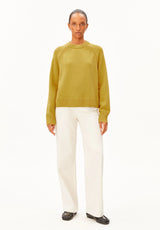 Wool Knit Sweater Mosslace | ARMEDANGELS