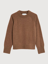 Wool Knit Sweater Claystone Melange | ARMEDANGELS