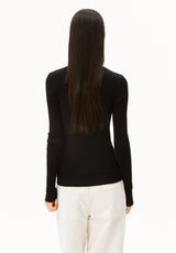 Cotton Knit Sweater Black | ARMEDANGELS