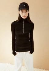 Cotton Knit Sweater Black | ARMEDANGELS