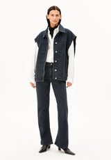 Aaky Mid Waist Bootcut Jean Loire | ARMEDANGELS