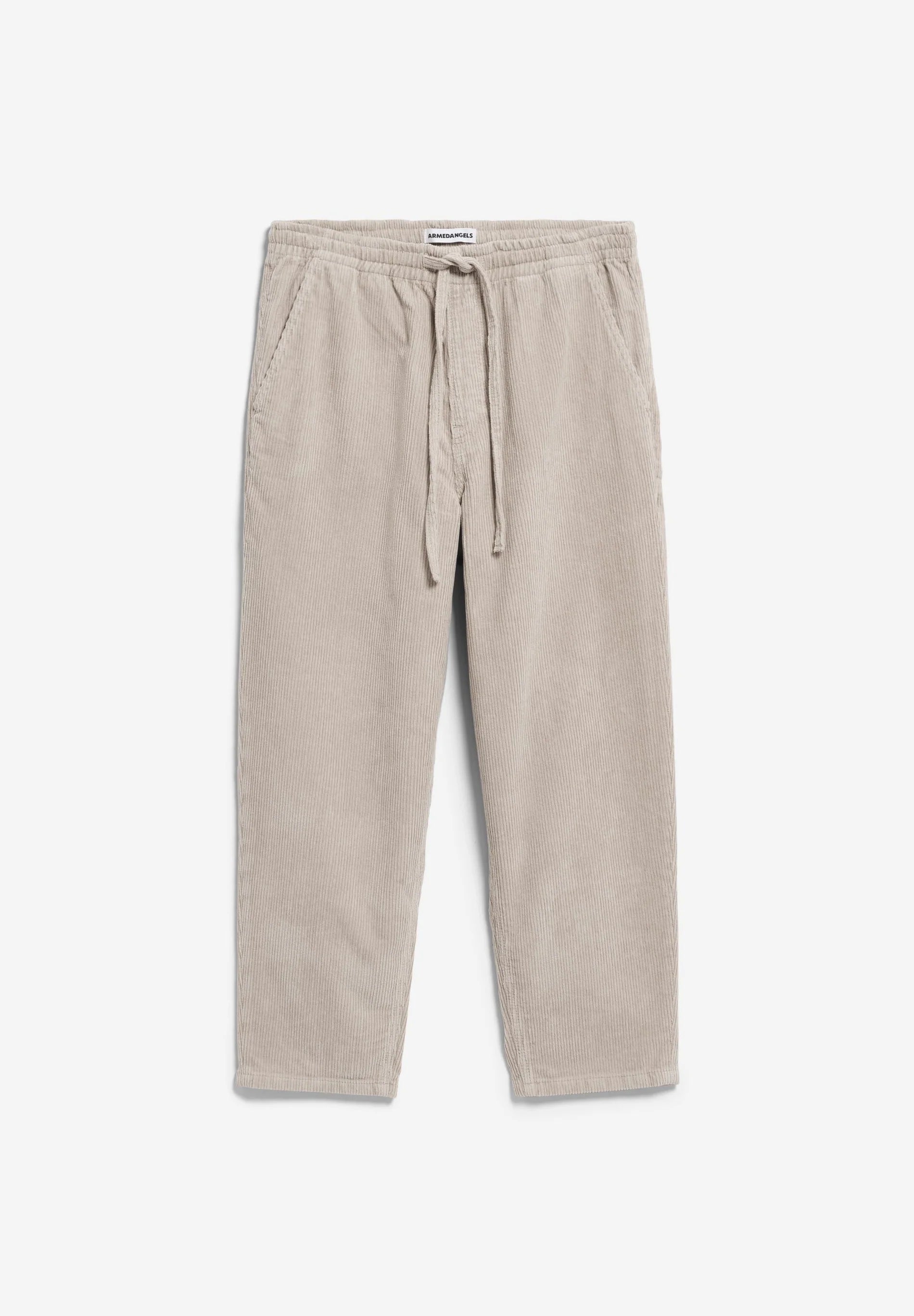 Pull On Corduroy Tapered Pant Sandstone | ARMEDANGELS