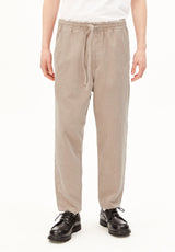 Pull On Corduroy Tapered Pant Sandstone | ARMEDANGELS