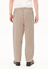 Pull On Corduroy Tapered Pant Sandstone | ARMEDANGELS