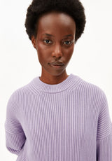 Vanise Rib Knit Sweater Moonlit Lilac Dark Moonlit Lilac | ARMEDANGELS