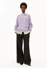 Vanise Rib Knit Sweater Moonlit Lilac Dark Moonlit Lilac | ARMEDANGELS