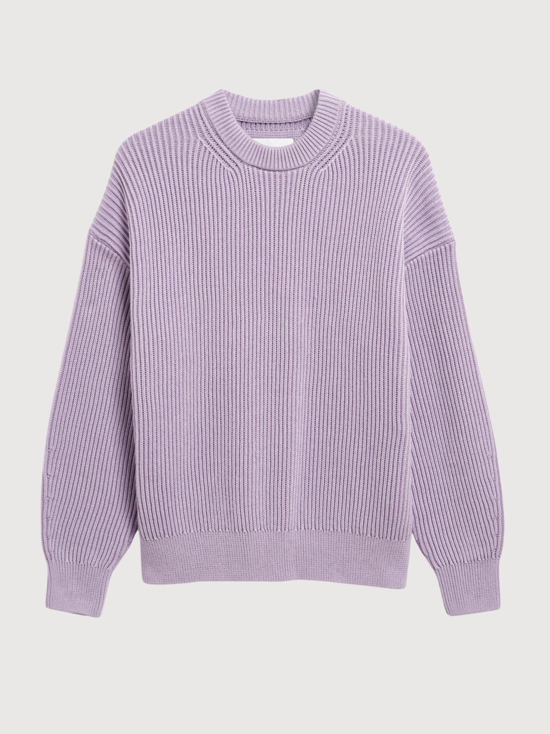 Vanise Rib Knit Sweater Moonlit Lilac Dark Moonlit Lilac | ARMEDANGELS