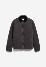 Padded Cotton Jacket Dark Steel | ARMEDANGELS