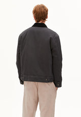Padded Cotton Jacket Dark Steel | ARMEDANGELS