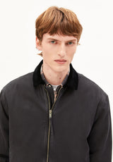 Padded Cotton Jacket Dark Steel | ARMEDANGELS