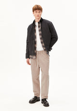 Padded Cotton Jacket Dark Steel | ARMEDANGELS