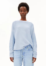 Merinaa Links Links Sweater Mistblue | ARMEDANGELS