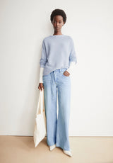 Merinaa Links Links Sweater Mistblue | ARMEDANGELS