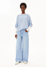 Merinaa Links Links Sweater Mistblue | ARMEDANGELS