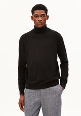 Gaardo Knit Turtleneck Black | ARMEDANGELS