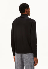 Gaardo Knit Turtleneck Black | ARMEDANGELS