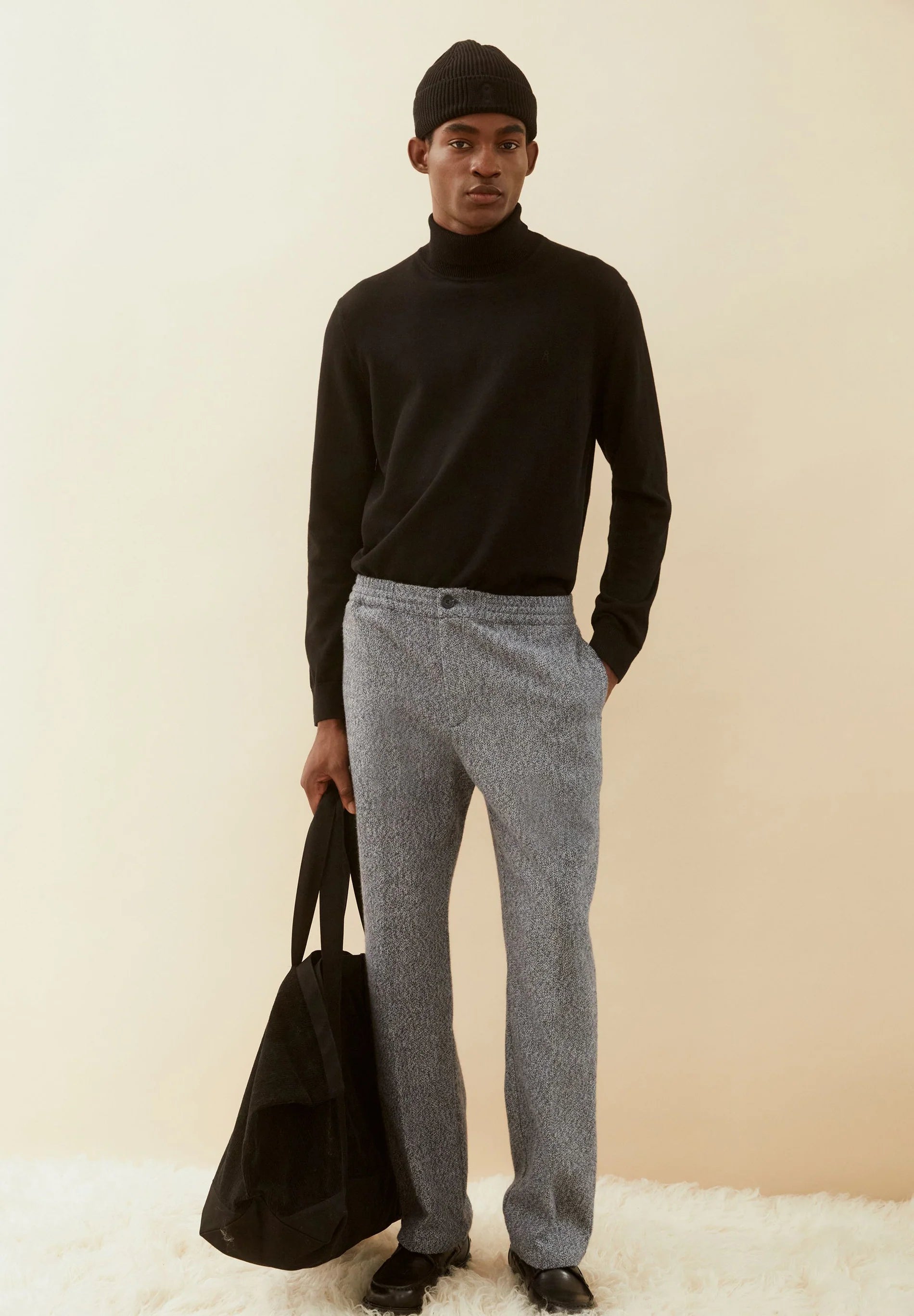Gaardo Knit Turtleneck Black | ARMEDANGELS