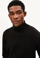 Gaardo Knit Turtleneck Black | ARMEDANGELS