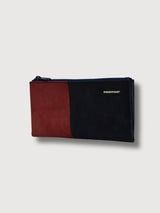 Pouch F06 Serena Black and Red In Used Truck Tarps | Freitag